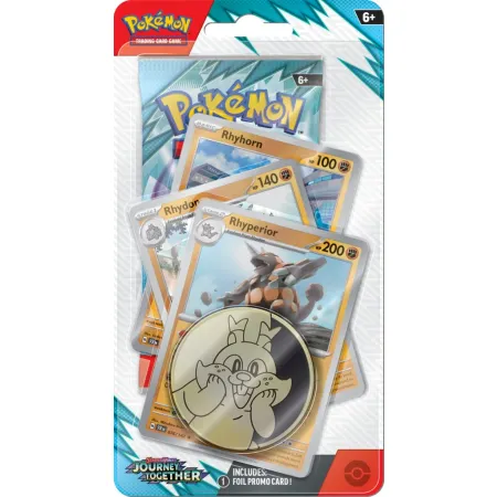 Pokemon TCG: S&V - Journey Together - Premium Checklane Blister - Rhyperior